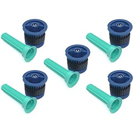 Suinga 5 x HE Van 10 Nozzles for R.Bird Irrigation Sprinklers High Efficiency and Water Saving Range 7ft to 10ft Blue