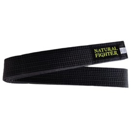 MMASPORT The Fight Evolution Karate Judo Aikido Taekwondo Basic Cotton Belt (Black, 260)