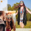6 Pcs 60s 70s Outfits for Women Hippie Costume Accessories