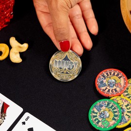 Nevada Jacks Blue Show 'Em Poker Chips (Pack of 10)