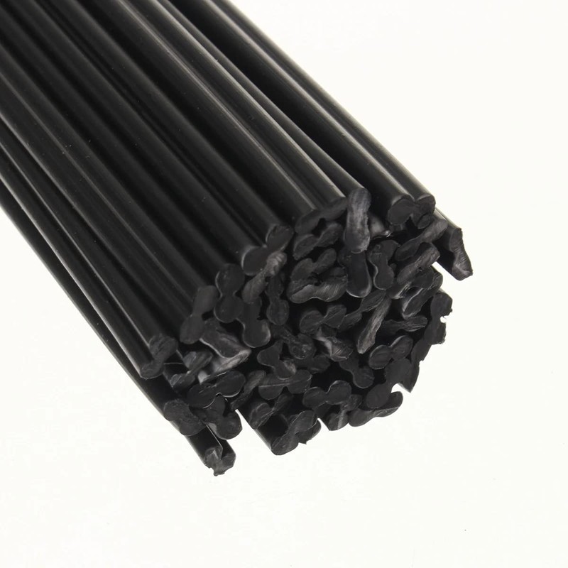 MASUNN Plastic Welding Rods Black PP Welding Sticks 200 mm