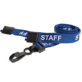 ALG ID Cards | Blue Staff Lanyards Neck Strap | Plastic Clip | Safety Breakaway (1)