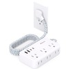 Mifaso Power Strip Extension Cord - 6 Outlets and 4