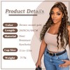 Zadabelly Honey Blonde Lace Front Curly Wig 13x4x1 Transparent Lace