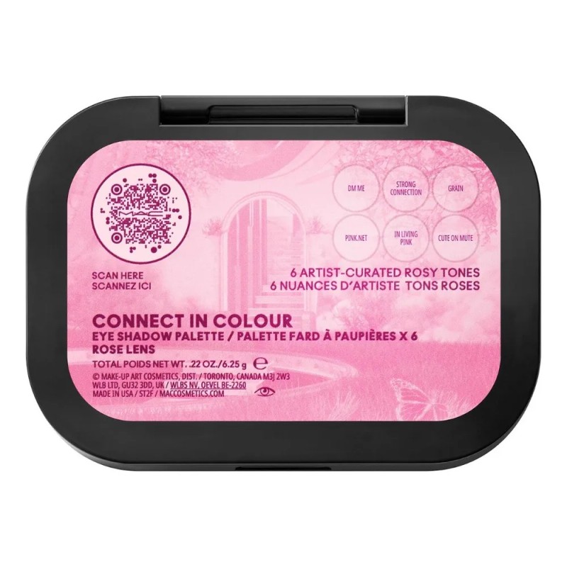 Paleta De Sombras Connect In Colour Color Rose Lens Mac