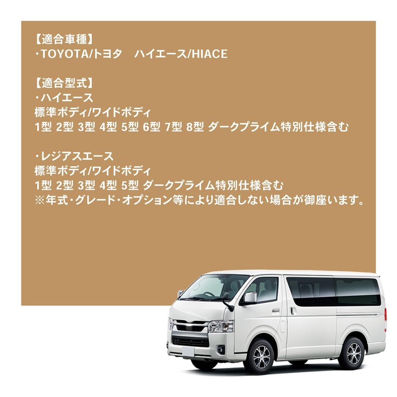 CRAFT WORKS Hiace 200 Series Door Armrest, 1, 2, 3,