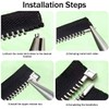 Zipper Slider Repair Kit - 60pcs Universal Zippers Replacement Insertion