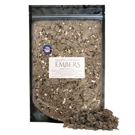 Gas Fireplace Glowing Embers, Rock Wool and Vermiculite Blend for Vented Gas Log Sets, Inserts and Fireplaces, Extra Large Bag 8 oz, Made in The U.S.A.