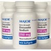 Major Docusate Sodium 250 mg Softgels Stool Softener 100ct -3