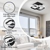 EIDISUNY Dimmable LED Ceiling Light Modern Square LED Ceiling Lamp