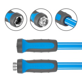 Fevone Garden Hose 12 ft., Lightweight Hybrid Water Hose, Flexible and Durable, Leak-Free Connections