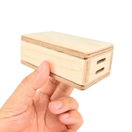 L-toctck Mini Film Slate & Apple Box Combo - Wooden Movie Crew Souvenir, Desktop Decor Collectible for Filmmakers, Photography Enthusiasts