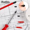PATIKIL 3.5MM Vinyl Rubber End Caps, 150 Pack Flexible Bolt