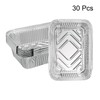 sourcing map 30pcs Aluminum Foil Pie Pans 7.48x5.12" Rectangle Disposable