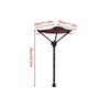 WANLIAN Portable Folding Stool, Retractable Hiking Chair, one Leg Adjustable