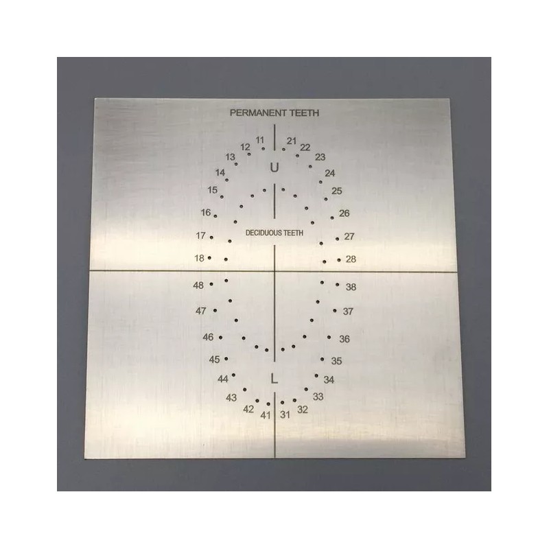 Unbranded Dental Endodontic Rubber Dam Sheet Punch Hole Board Barrier