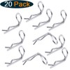 HobbyPark RC 90-Degree Angle Body Clips Bent Springy Pins for