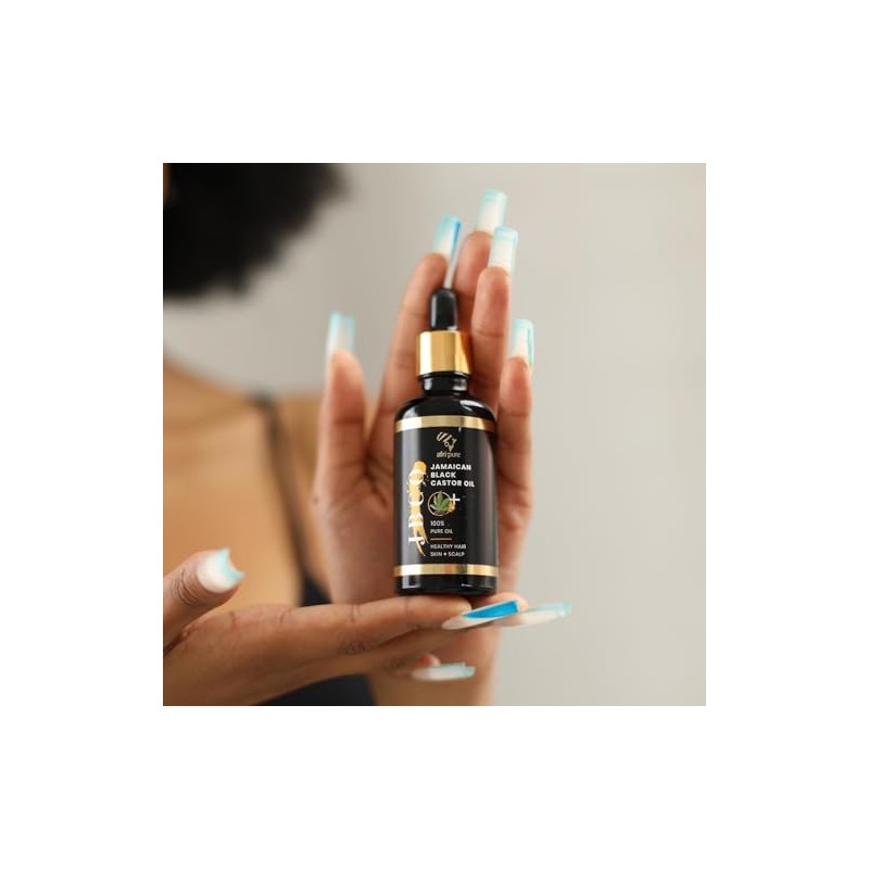 AFRI PURE ACEITE DE CASTOR NEGRO 100% NAT 1.7 fl