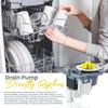 GARP W10724439, W10876537 Drain Pump for Dishwashers Compatible with GE