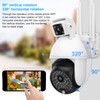 1080P Wifi PTZ Camera 60 Lights Dual Lens IP66 Waterproof