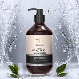 SAIF AL FARES Hand Wash Alcohol Free, Infused with Natural Extract Hydrating, Revitalising & Rejuvenating Hand Soap 16.9 Fl Oz (White Tea)