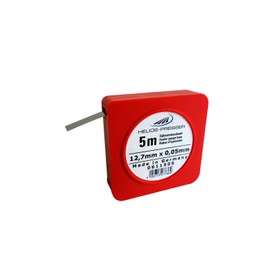 HELIOS-PREISSER 0611505 Fühlerlehrenband 5 m x 13 mm i.Plastikdose 0,05 mm