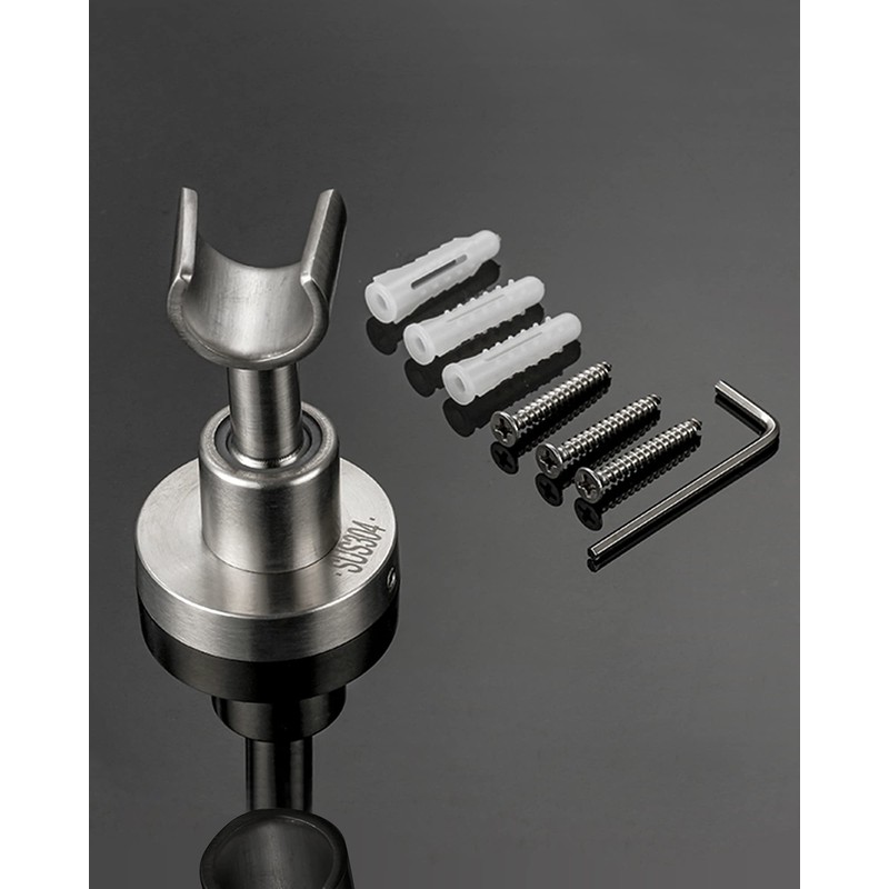 PHASAT Handheld Shower Head Holder Adjustable 304 Stainless Steel Handheld