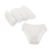 Kisangel 5pcs Women's Cotton Maternity Briefs Pack Seamless Disposable Briefs