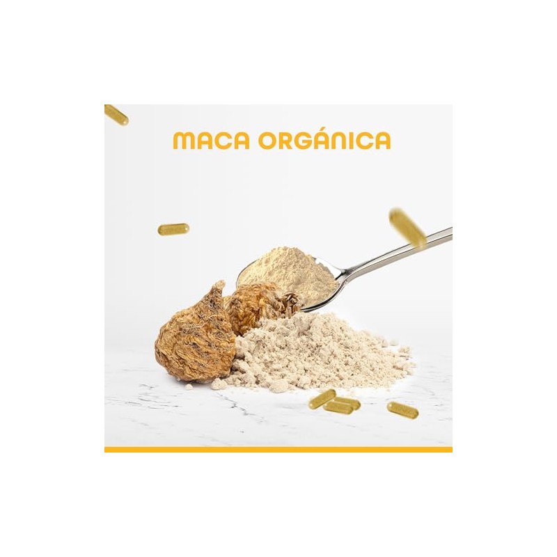 BULK SUPERFOODS Maca Orgánica 100 Natural Suplemento Alimenticio
