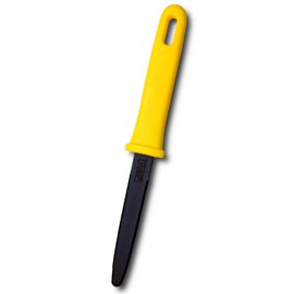CANARY Corrugated Cardboard Cutter Dan Chan 7.5", Safety Box Cutter Knife [Non-Stick Coated Blade], Made in JAPAN, Yellow (DC-190F-1)