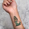 4 x 'Mermaid Wearing Crown Pixel Art' Temporary Tattoos -