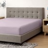 Circles Home, Premium Sateen 300TC Fitted Sheet, Lavender, Full