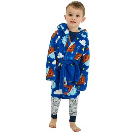 Boys Hey Duggee Dressing Gown Bathrobe Character Wear (Hey Duggee, 3-4 Years)