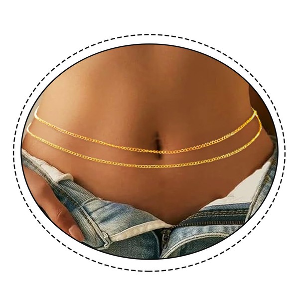 Evild Boho Waist Chains Gold Bikini Belly Chain Summer Beach