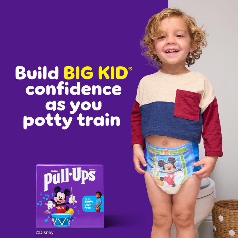 Pull-Ups Boys' Potty Training Pants, Size 2T-3T Training Underwear (16-34