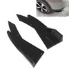 2PCS Car Rear Bumper Canard Lip Side Skirt Splitter Spoiler