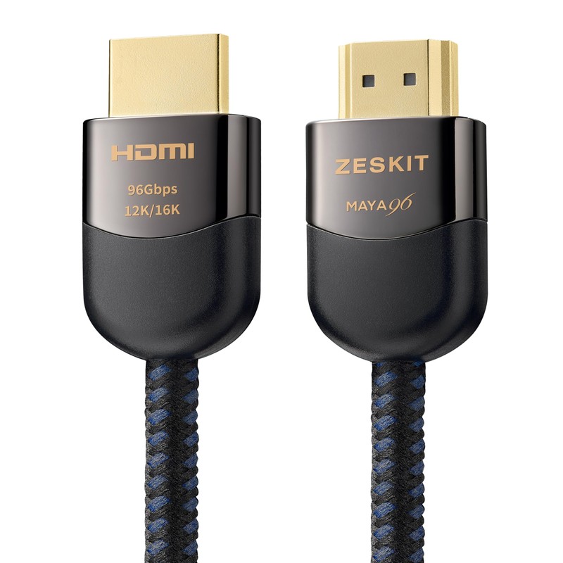 Zeskit Maya HDMI 2.2 Cable 96Gbps 12K 16K (6.5 Feet