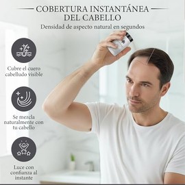 Schurman Fibras Capilares 12 g con Queratina color Medium Brown, diimula calvicie, entradas y caida del cabello