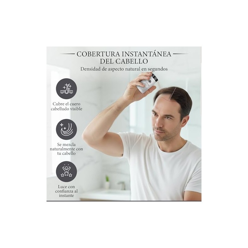 Schurman Fibras Capilares 12 g con Queratina color Medium Brown,