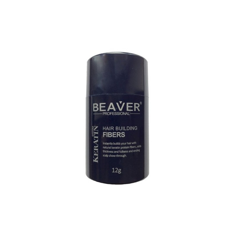 BEAVER PROFESSIONAL Keratin Schütthaar zur Auffüllung von schütterem Haar, Dunkelbraun