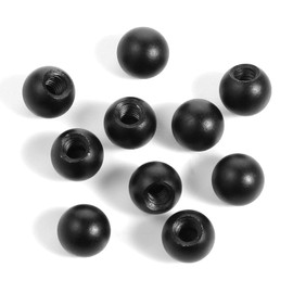 10PCS M4 Thread Cap Nuts Knob, Black Screw Caps Ball Lamp Decoration Furniture Lighting Screw Caps