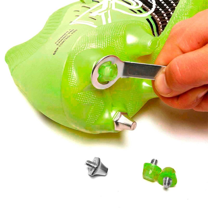 Genérico TPU Football Cleats 12 Replacement Pins Standard Thread (Neon