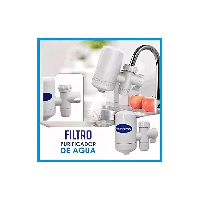 Clicmania Filtro Purificador De Agua Potable Para Llave Grifo Ceramica