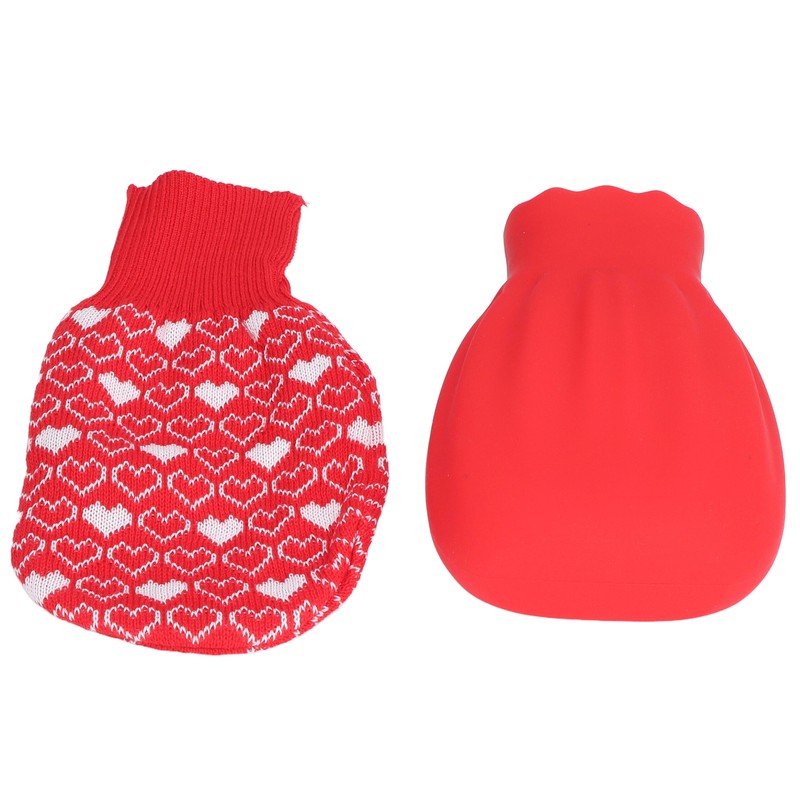 Hot Water Bottle Silicone Explosion Proof Hot Water Bag with