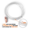HORUSDY Gas Siphon 6FT Multi-Purpose Super Easy Siphon Pump,1/2" Valve