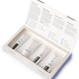 JEAN D'ARCEL RENOVAR Hydration Reisegrößen Kosmetik Set/Probier-Set - 4x Mini Reiseprodukte - Waschgel (20 ml), Serum (10 ml), Eye Cream (7,5 ml) & Face Cream (20 ml)