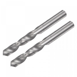 sourcing map Solid Carbide Drill Bits, 4.1mm C2/K20 Tungsten Carbide Jobber Drill Bits Straight Shank Drilling Tool for Stainless Steel Aluminum Iron Metal Plastic 2pcs