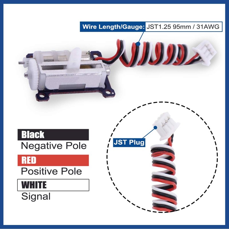 AGFRC Micro Linear Servo - 2PCS Upgrade 9mm 1.5g Digital