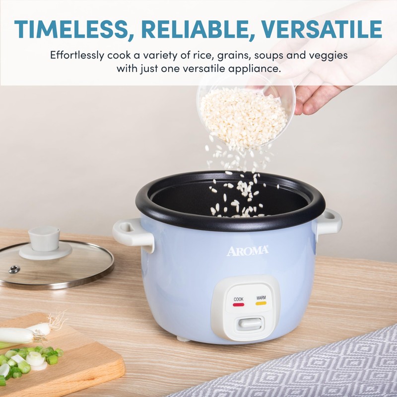 Aroma Housewares 4-Cups (Cooked) / 1Qt. Rice & Grain Cooker
