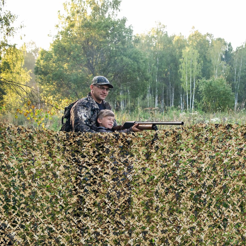 BASSDASH Camo Netting Camouflage Mesh Water Resistant for Hunting Blind